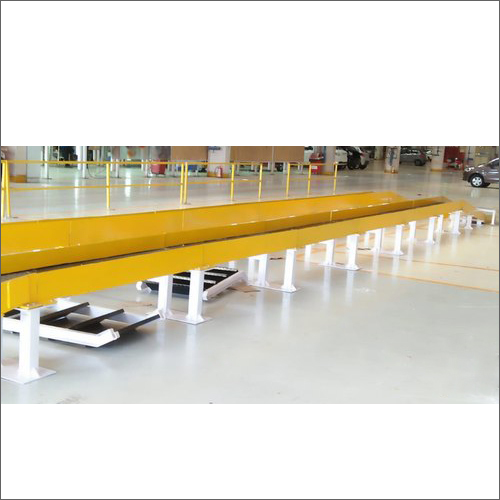 Mild Steel Automobile Ramp - Color: Sliver
