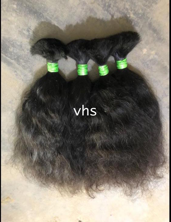 Natural Human Hair - 100% Virgin Indian Hair, 10-30 Inch Length, Natural Color #1b | No Tangle, No Shedding, Lasting Soft Texture, Perfect For Women