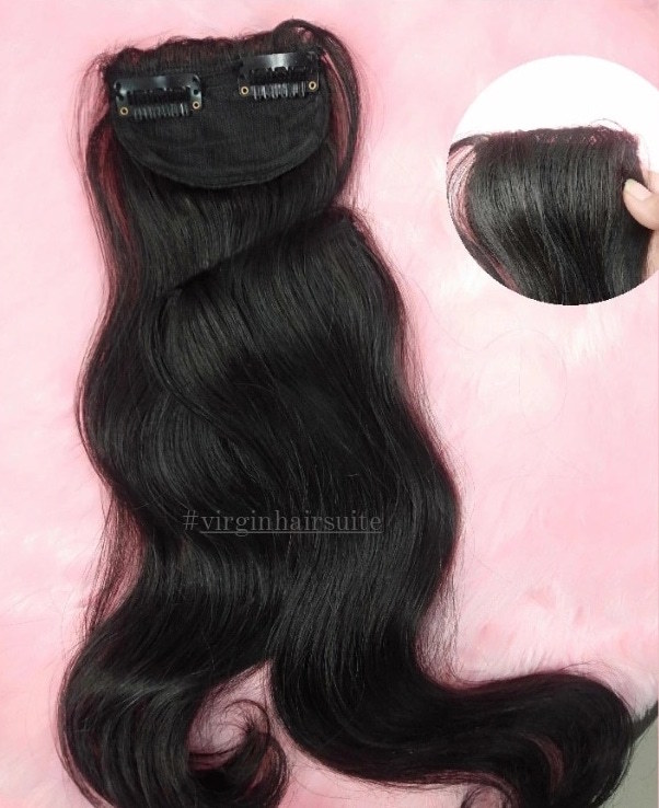 Curly Side Patches - Human Hair, 14-24 Inch Length | Clip-in, Remy Hair, Available In Black, Brown, Blonde, Warranty Over 12 Months