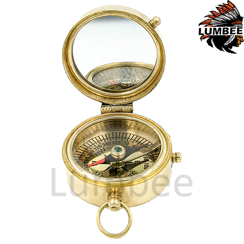 Brass Metal Handicraft Compass Survival Gear Compass