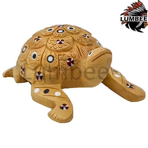 Brown Handmade Back Painted Tortoise Handcrafted