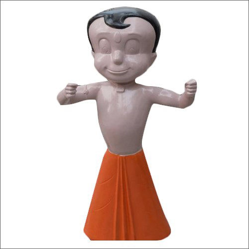 Chhota Bheem Fibre Statue Size: 3 Feet