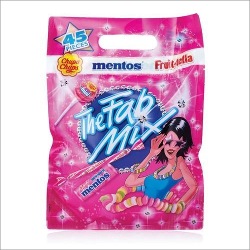 Mentos Food Packaging Pouch - Material: Plastic