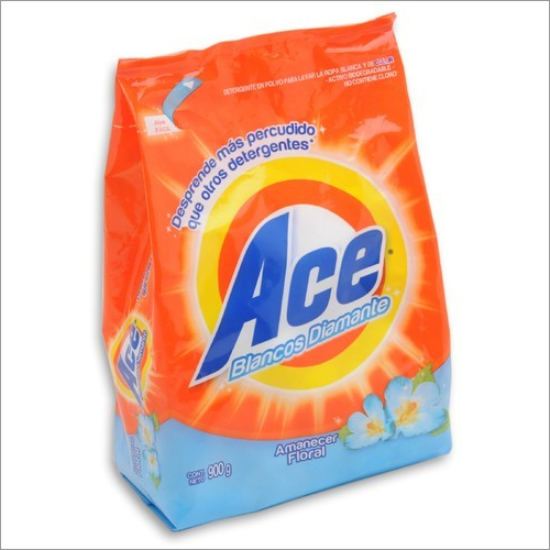 Cloth Detergent Powder Packaging Pouch - 4.5x6 to 7x Inches, Multi-Color, 0.5-5 Kg Capacity, Laminated, Peel & Seal/Zipper Closure, Printed Design, Retort Pouch with Double String Style