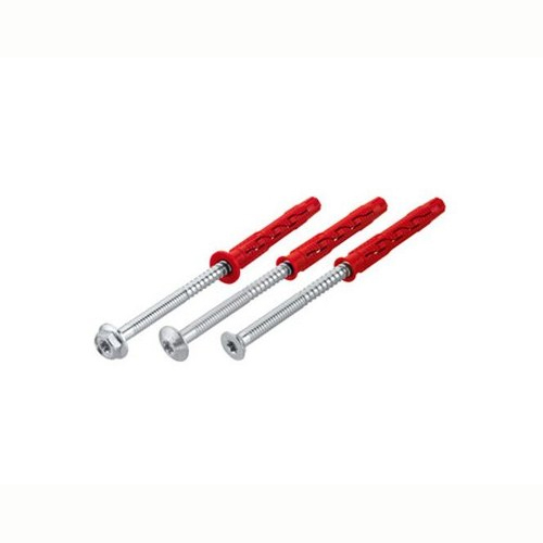 Nylon Frame Fixing Anchors - Stainless Steel, Custom Sizes, Galvanized White Finish | High Load Capacity, Anti-Rotation Barbs, Versatile for Various Substrates