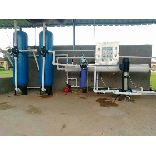 4000 LPH Mineral Water Plant - Semi Automatic Metal Design | Ground Water Source, Efficient Filtration System