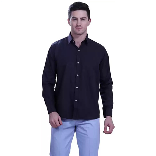 Mens Formal Shirt - 100% Pure Cotton, Full Sleeves , Beaded Closure, Washable, Stylish and Comfortable