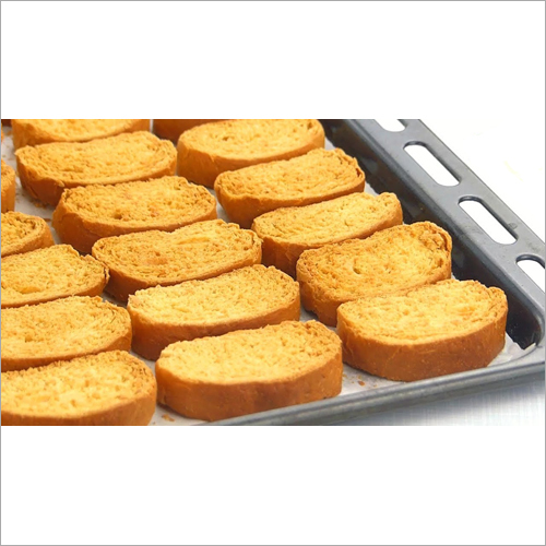 Bakery Rusk Toast - 100% Vegetarian, Solid Piece With Nil Fat, Crispy Toasted Snack Infused With Chili Flakes And Butter