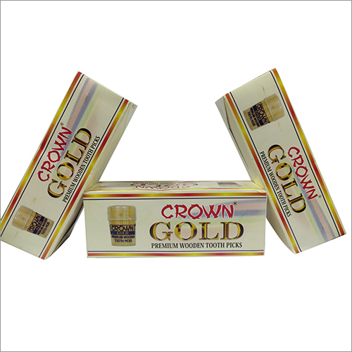 Premium Wooden Toothpick - 65mm, 10 Pack Per Box | Eco-friendly, High Quality For Personal Hygiene, Ideal For Hotel And Household Use