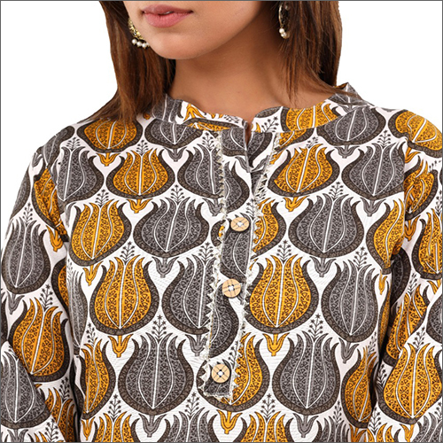 Multicolor Ladies Modern Printed Kurti