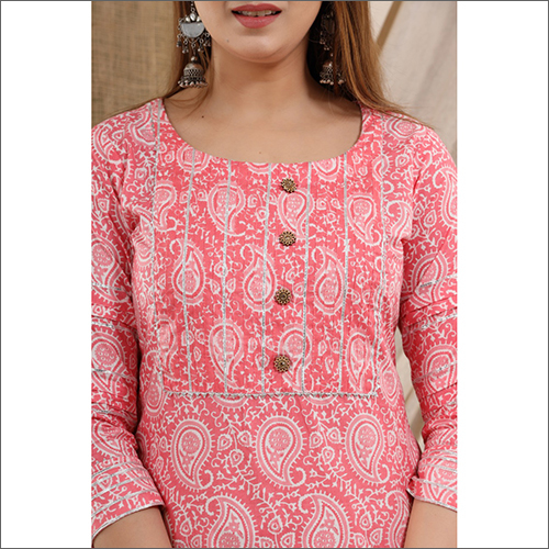 Pink Ladies Traditional Kurti