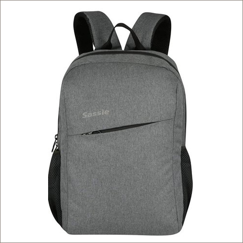 Custom Online Backpack - Standard Polyester, Grey Color | Multiple Compartments, Custom Size, Ideal for Traveling