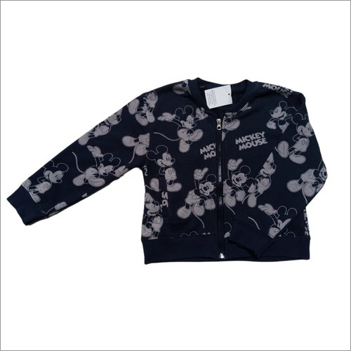 Kids Printed Jackets - Spandex, Age 2-8 Years, Various Colors Available - Washable, Trendy Style, Unisex, Winter Essential