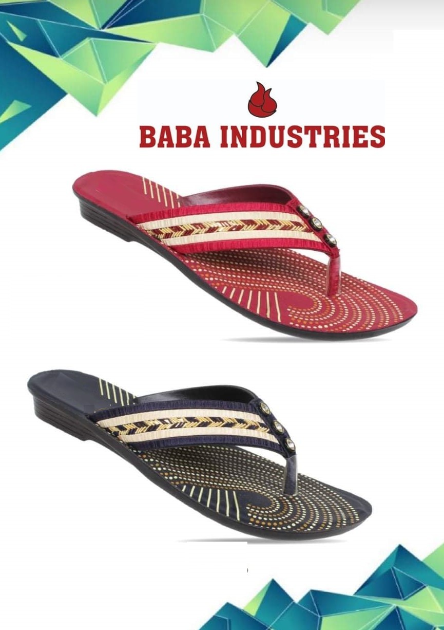Fabric Ladies Pu Upper Straps