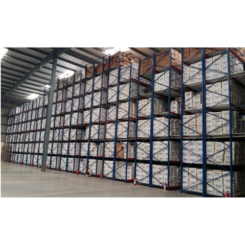 Heavy Duty Racks - Mild Steel Construction, 10M Height, Blue Finish, 1000kg+ Load Capacity, GI Sheet Decking, Bolt-on Assembly | Ideal for Warehouse & Logistics