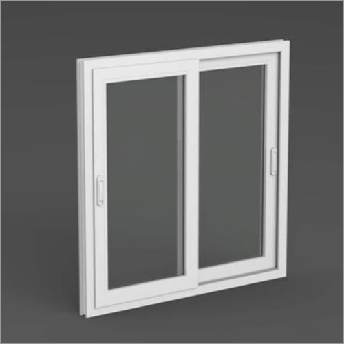 UPVC Sliding Window - Aluminum Material, Stainless Steel Screen Netting | White Color, Ideal for Residential and Commercial Applications