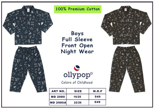 Multicolor Boys Nightwear