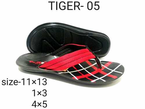 Fabric Tiger Slippers Mens