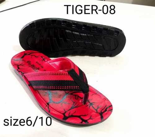 Fabric Slipper Men Tiger