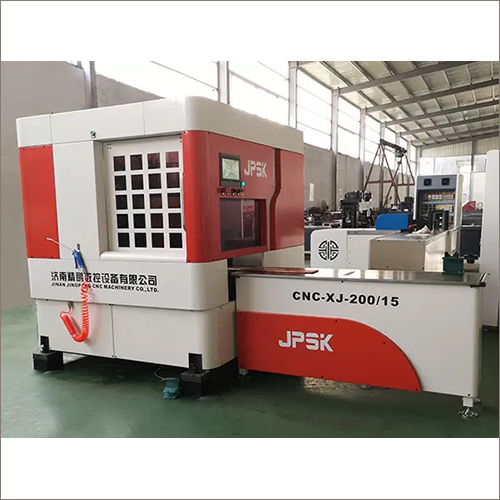 Gray Industrial Cnc Busbar Chamfering Machine