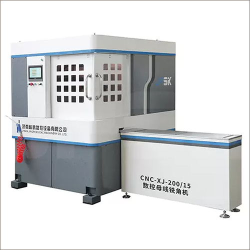 Gray Industrial Cnc Busbar Chamfering Machine