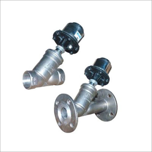 2-2 Way Pneumatic Angle Type Control Valve Power: Manual