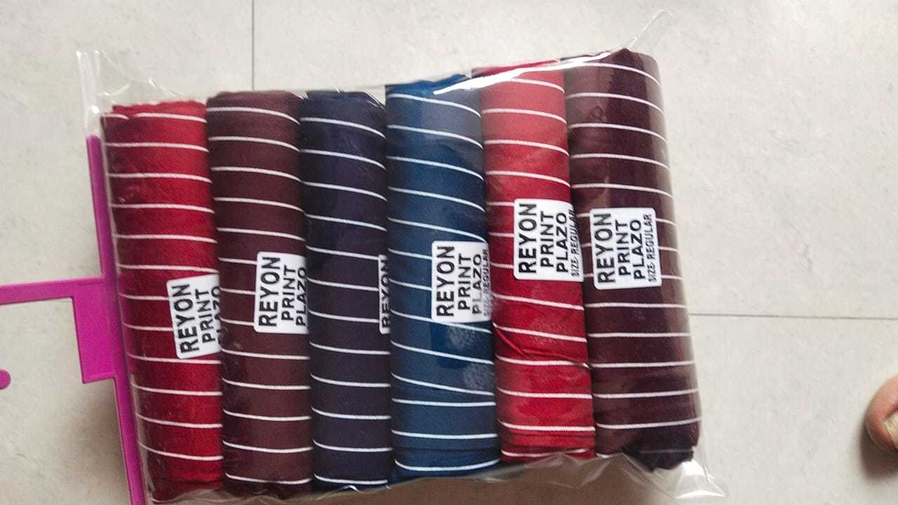 Ladies Palazzos - 14 Kg Rayon, Free Size | Classic Ethnic Design, Breathable & Washable, Customized Logo