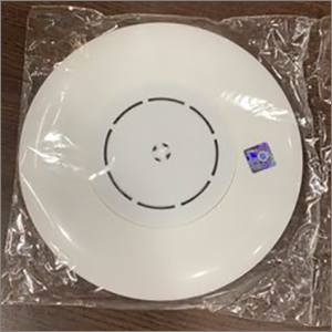 Plastic Ceiling Fan Sheet - Pvc Material, Round Shape, Elegant White Color | Modular Design, Moisture And Shock Resistant, Smooth Edges