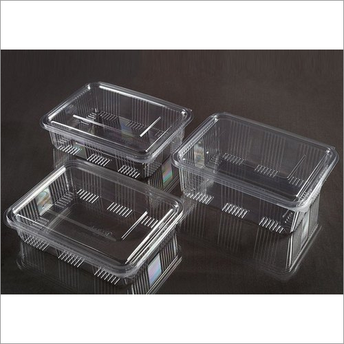 प्लास्टिक पेट हिंगेड कंटेनर