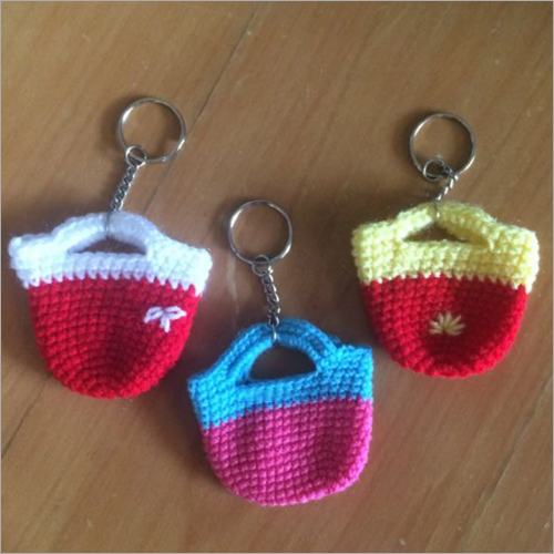 Handmade Crochet Keychains - Various Styles Available | Unique Designs Including Strawberry, Butterfly, Ladybug, And More