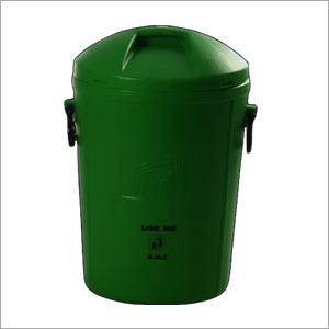 HDPE Dust Bin - 35 Liter Capacity | Industrial Application, Durable Plastic Design