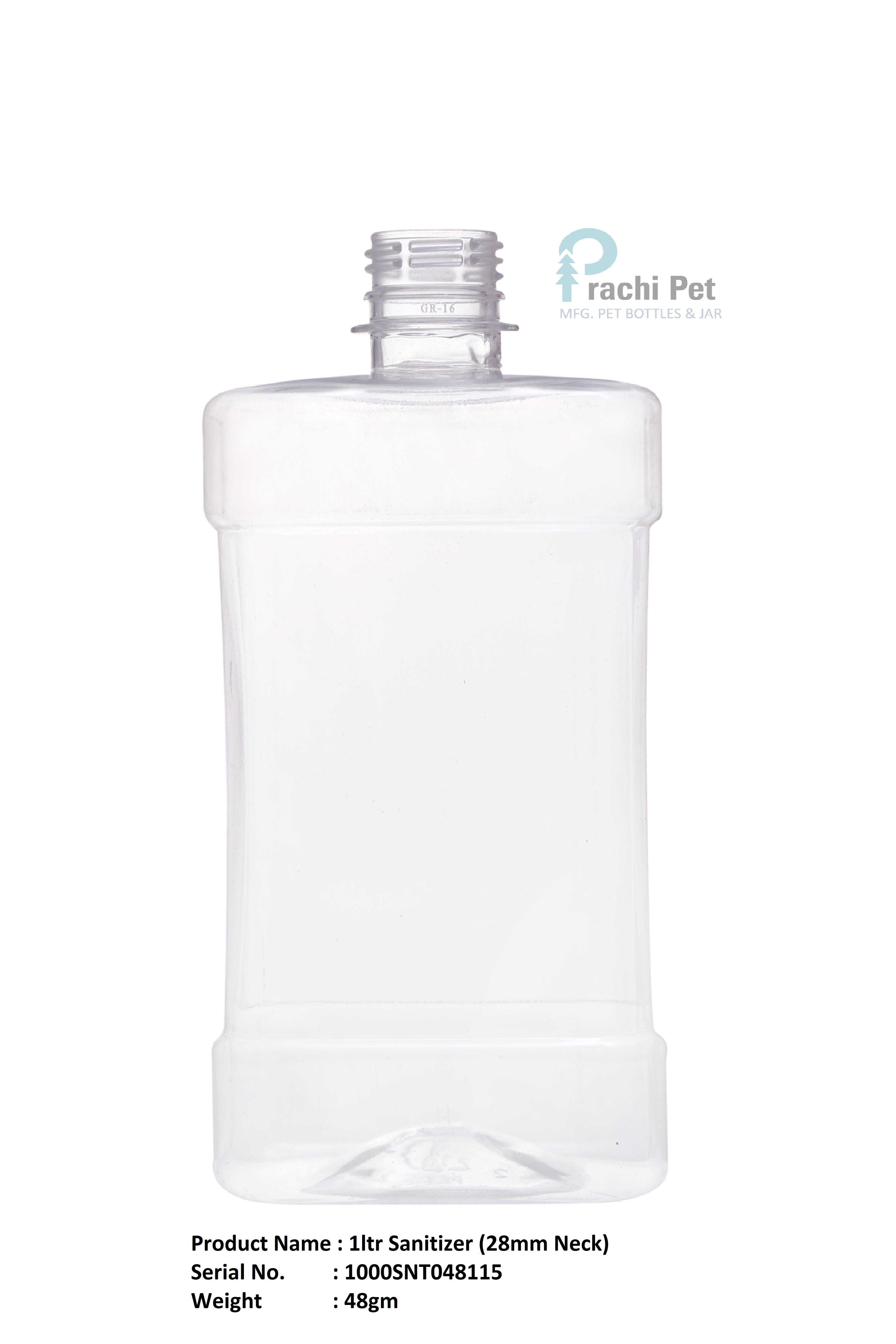 Plastic Pet Bottles - Rigid Material Standard Size Transparent Color | Durable Recyclable Lightweight Design For Beverage Packaging