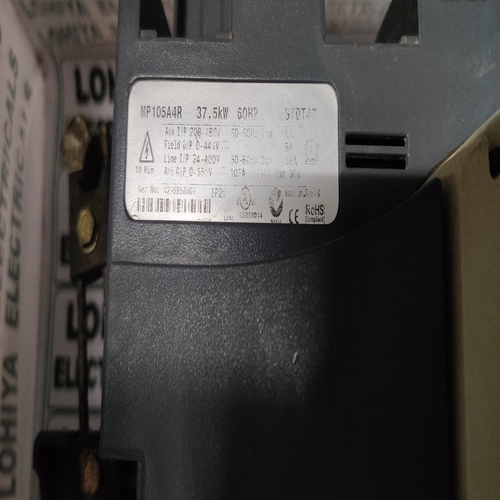 Nidec Mp105a4r Control Techniques Dc Drives Mentor Mp Series