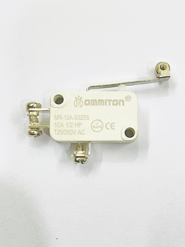 स्क्रू टर्मिनल के साथ व्हाइट माइक्रो स्विच रोलर लीवर