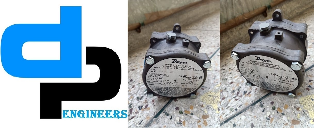 Galvanized Dwyer 1950 1 2f Differential Pressure Switch