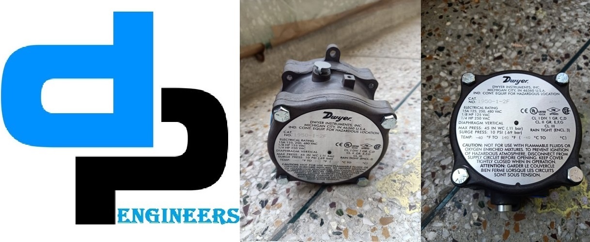 Polished Dwyer 1950 1 2f Differential Pressure Switch Range 4 To 1 6 Inch Wc