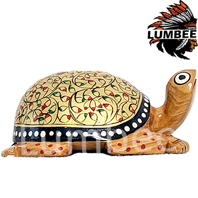 Yellow Handmade And Hand Painted Turtle