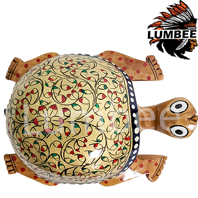 Yellow Handmade And Hand Painted Turtle