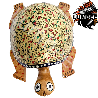 Yellow Handmade And Hand Painted Turtle