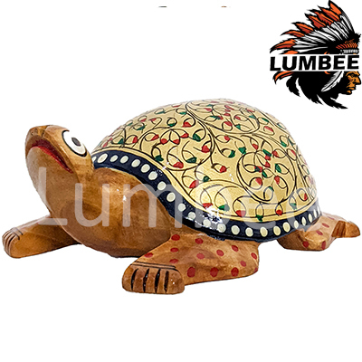 Yellow Handmade And Hand Painted Turtle