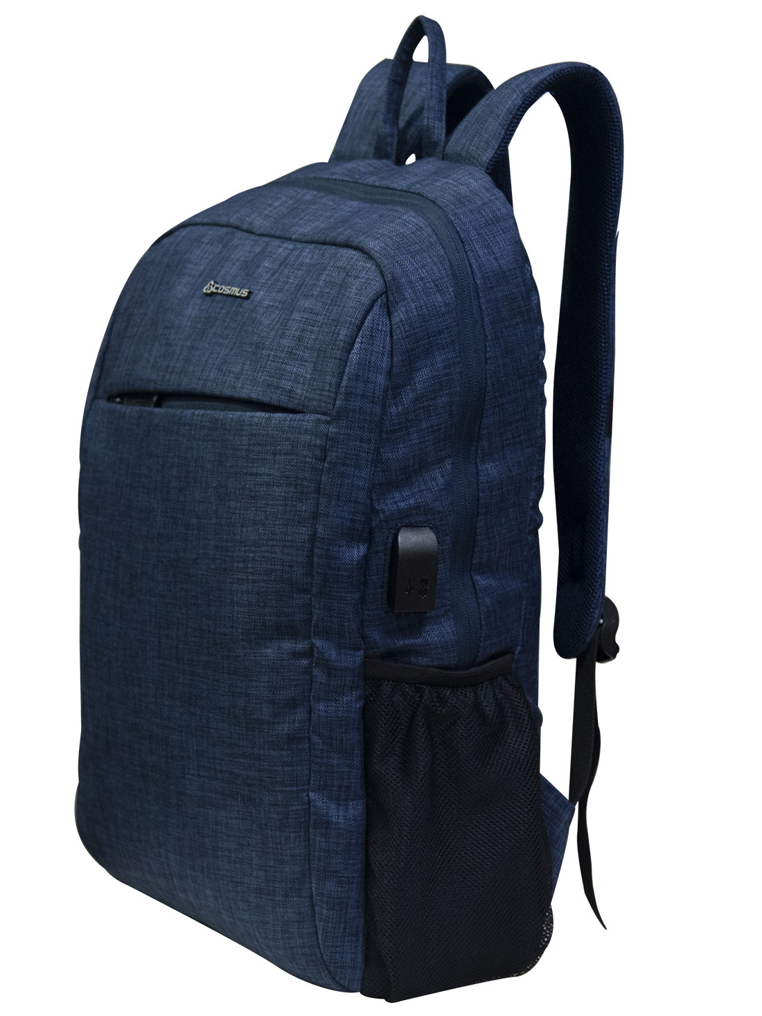 Blue 22 Ltr Laptop Backpack Bag With Usb Charging Port