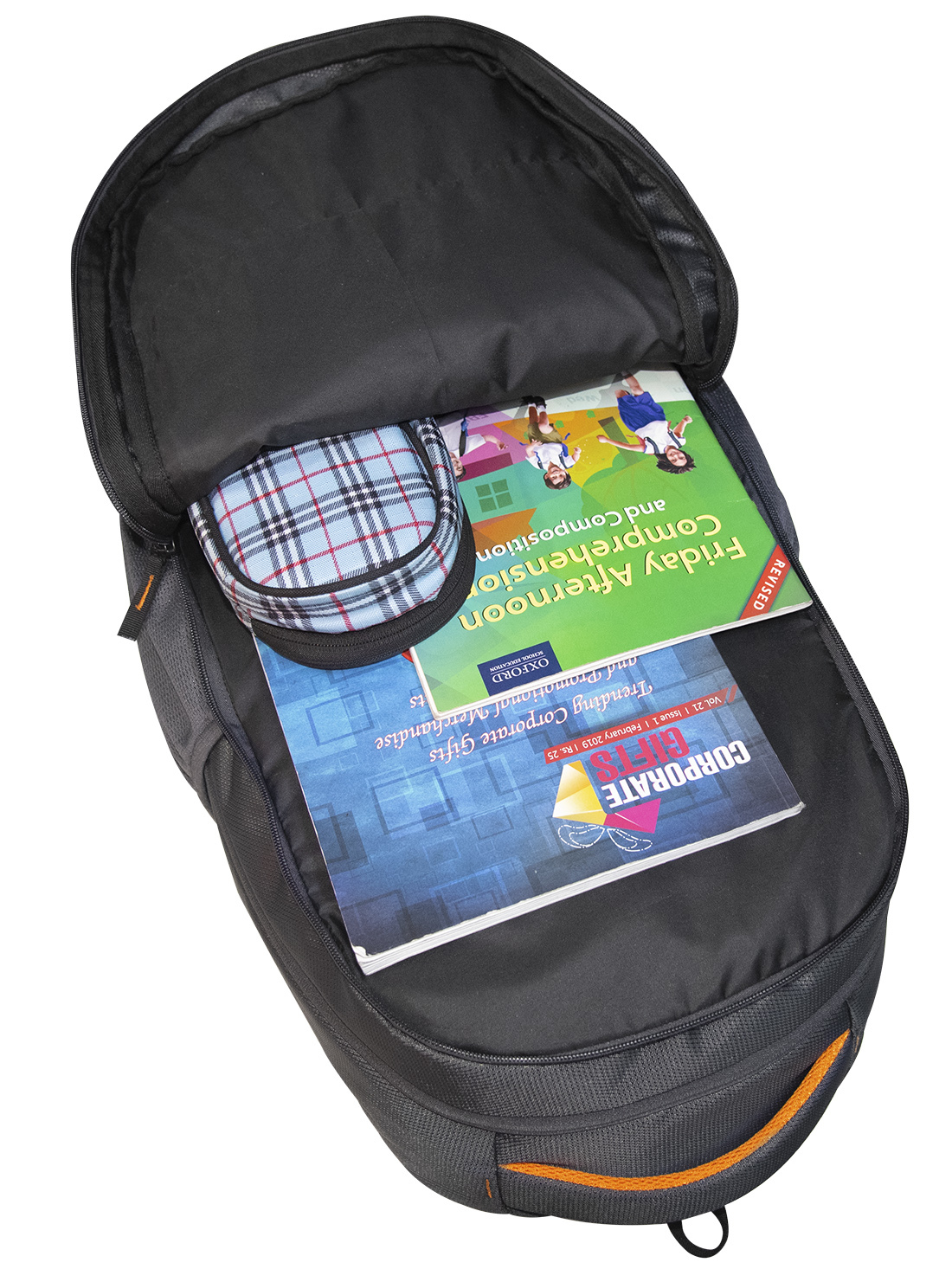 Laptop Bags - Moisture Proof | Customized Design Zipper Top Solid Black 35 Liters Capacity