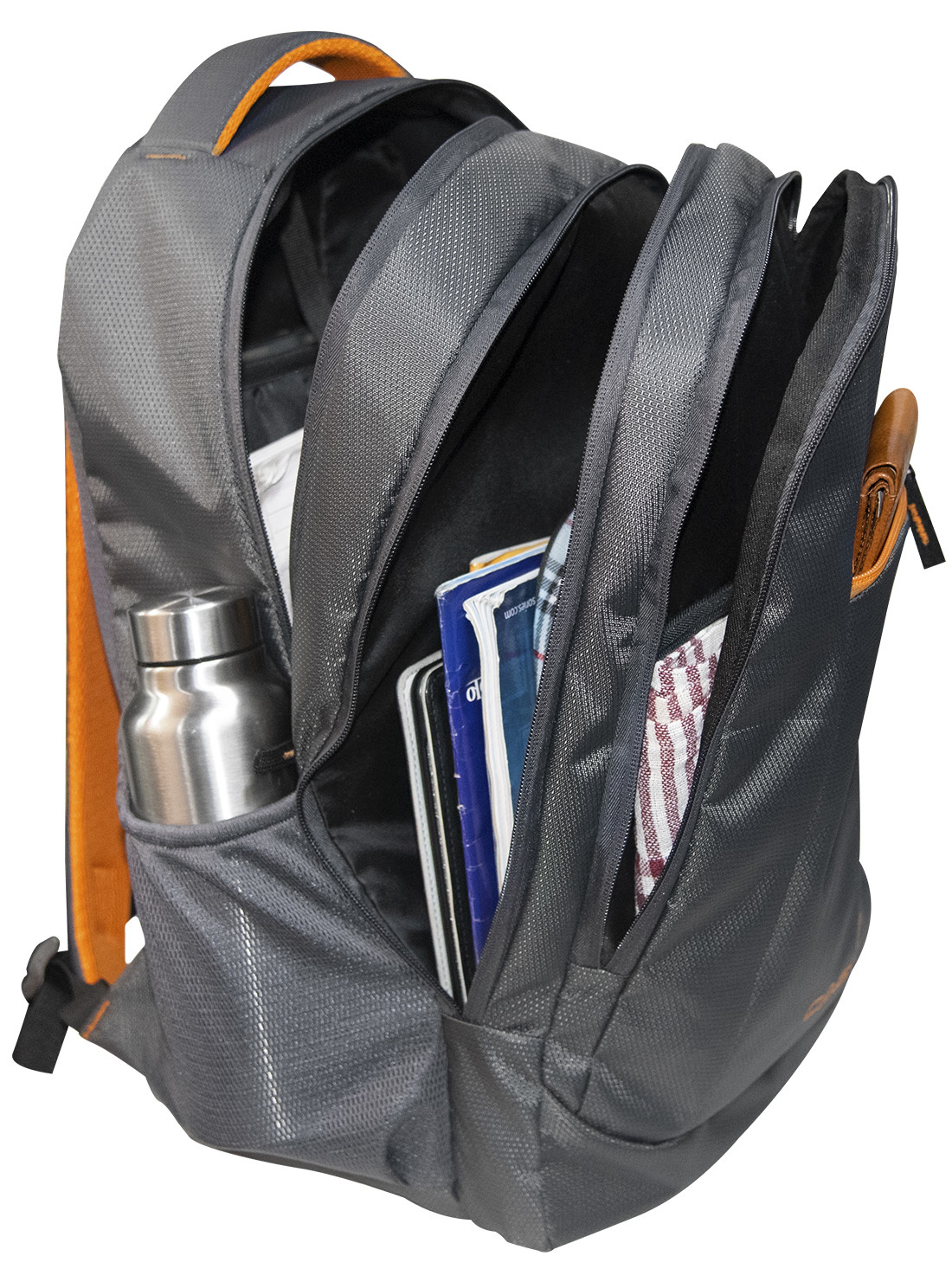 Laptop Bags - Moisture Proof | Customized Design Zipper Top Solid Black 35 Liters Capacity