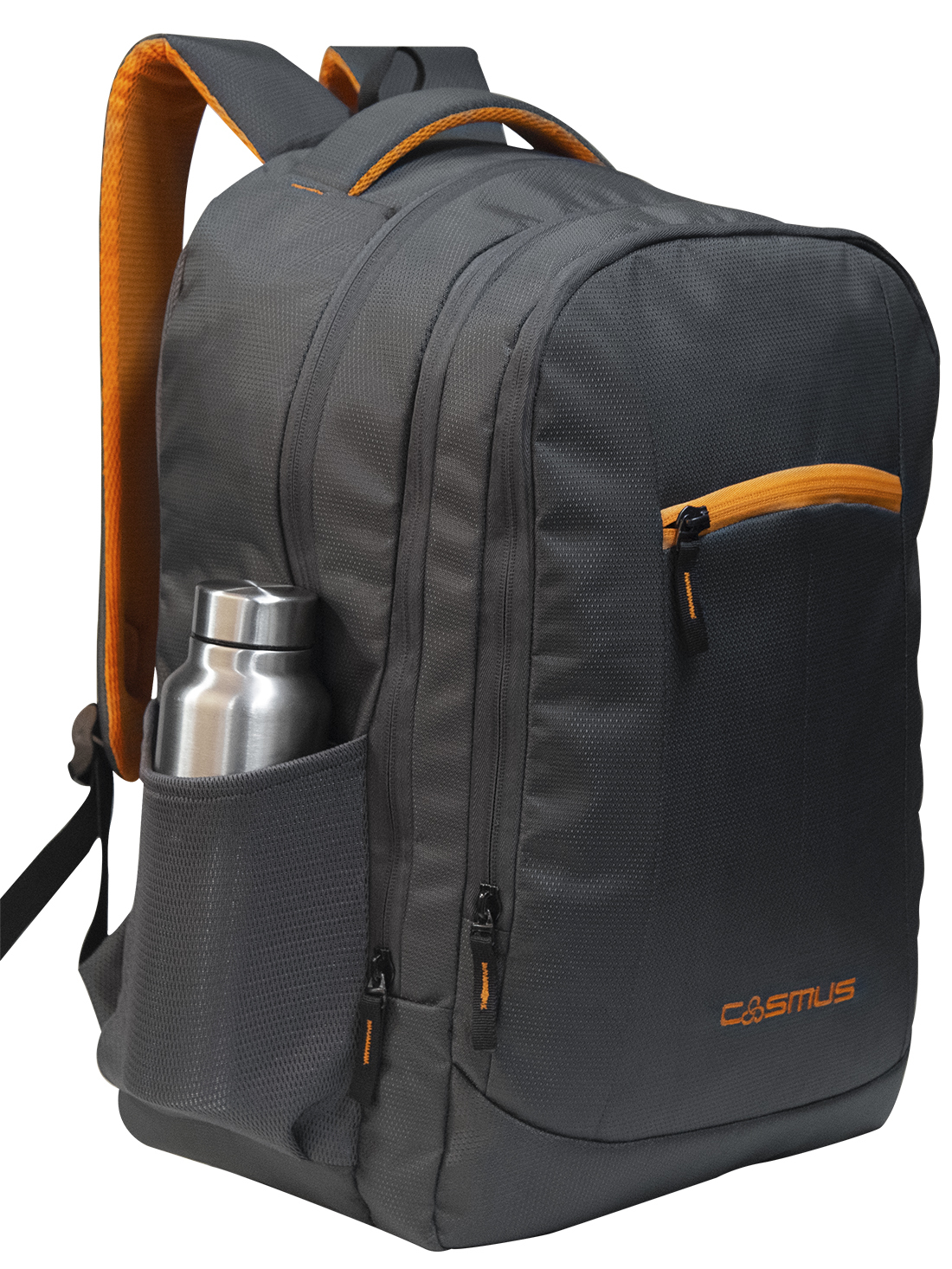 Laptop Bags - Moisture Proof | Customized Design Zipper Top Solid Black 35 Liters Capacity