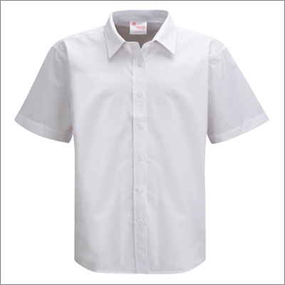 Cotton White School Shirt