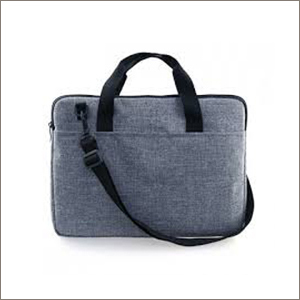 Laptop Bag - Durable Canvas Material, 15x12 Inches Size, Sleek Black Color | Water-Resistant Design, Padded Compartment for Maximum Protection
