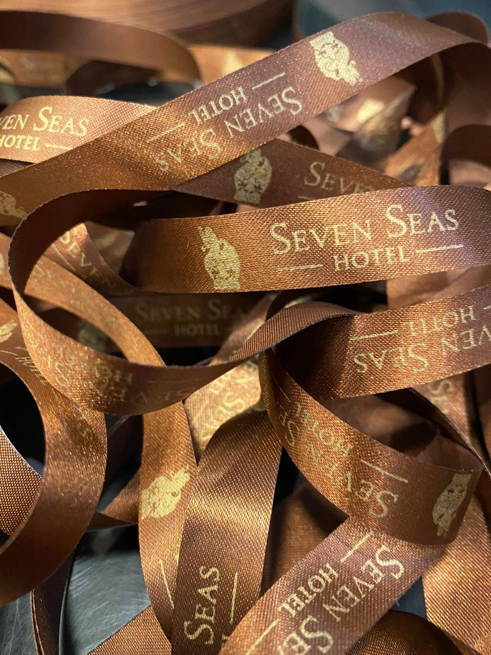 Printed Plain Ribbon - Size: 01 Inch