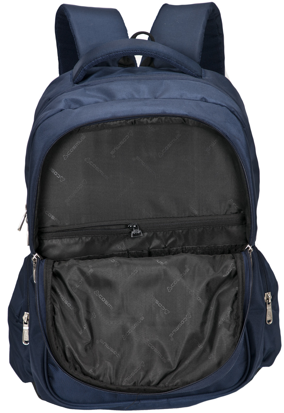 Laptop Backpack - 18.75x12.75x7.75 Inches, Blue Solid Design | Moisture Proof, Customized Options Available