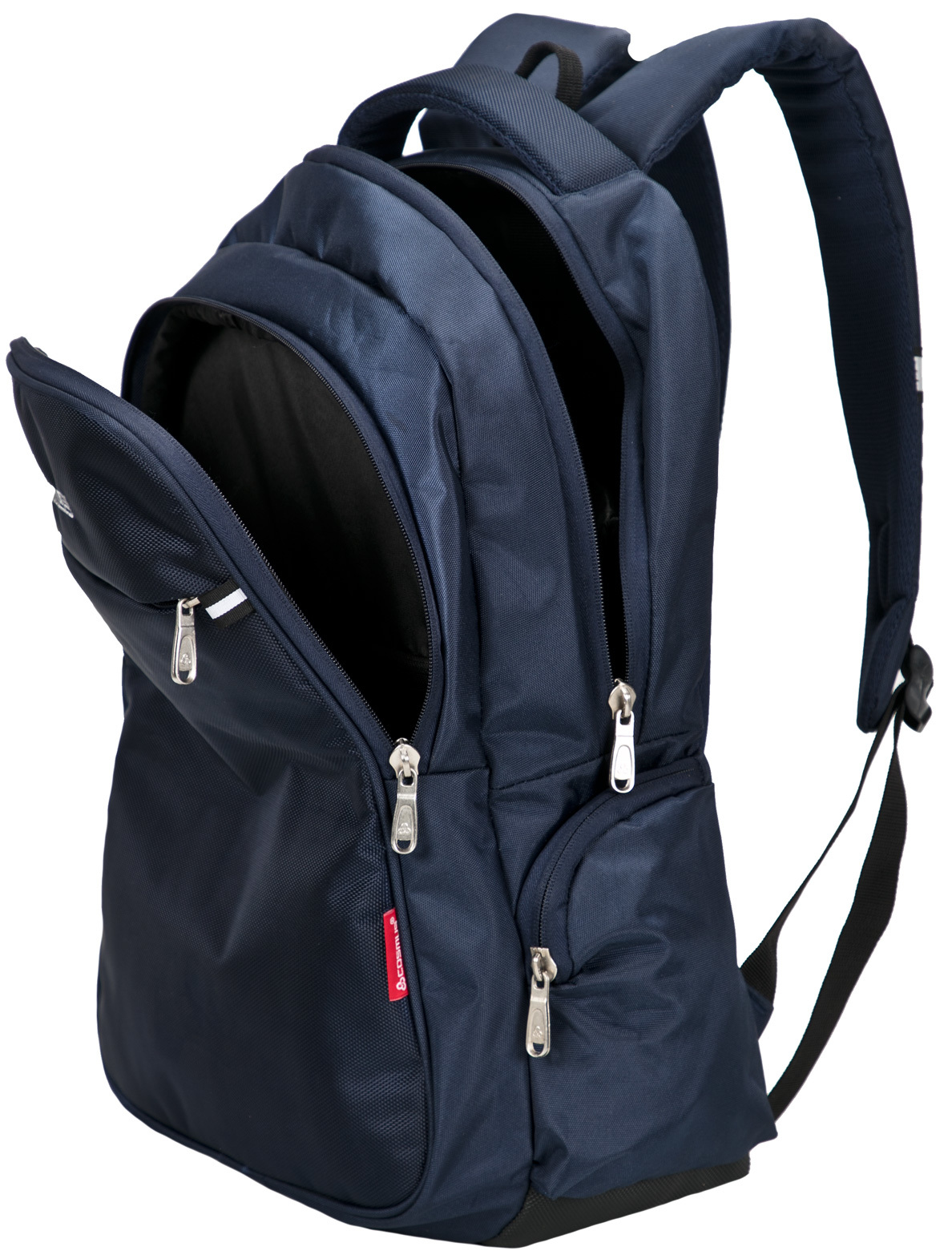 Laptop Backpack - 18.75x12.75x7.75 Inches, Blue Solid Design | Moisture Proof, Customized Options Available