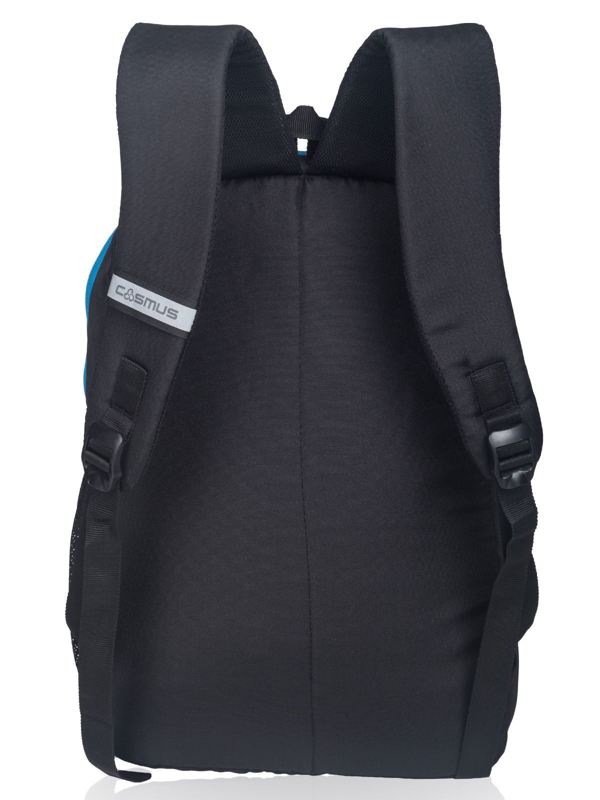 Cosmus Donex 15.6-inch Laptop Backpack - Water Resistant Pu Coated Polyester, 12.75x18.50x7.50 Inches, Black | Trendy Design, Well-padded Compartment, Office Organizer, Lightweight At 450g